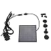 Produktbild BiuZi Springbrunnen Teile 1 Satz 7 V 1,2 Watt Solar Power Panel Brunnen Wasser Tauchpumpe Kit Solar Springbrunnen Zubehör for Pool Gartenteich