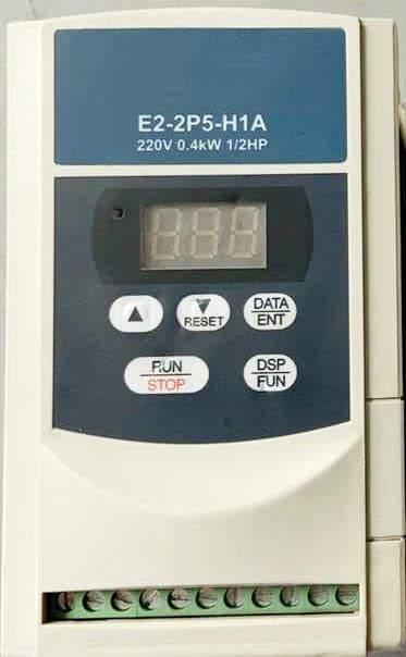 E2-2P5-H1A 220V 2.3A 0.4KW 0.5HP Frequency Converter VFD Frequency Conversion AC Frequency Converter