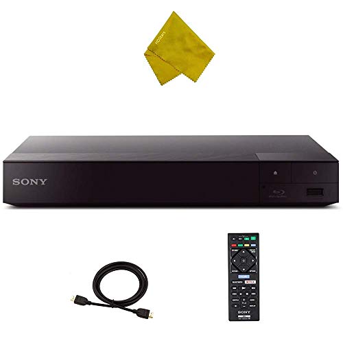 BDP-S6700 4K Upscaling 3D Streaming Blu-Ray Disc Player with Built-in Wi-Fi + HDStars HDMI 6 ft Cable + Fiber Cloth - BDPS6700