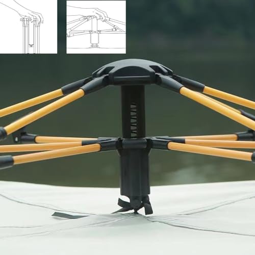 Carpa automática pop up para camping familiar 4-5 personas miniatura 4