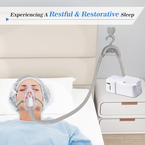NIdreamCE C/Pap Hose Holder for Bed, C/Pap Hose Hanger for Tube & Mask Organizer Avoids Hose Tangle and Help You Sleep Better - Thumbnail 2