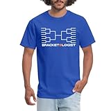 Spreadshirt Bracketologist Basketball Tournament Bracket Pro Men's T-Shirt, XL, Royal Blue