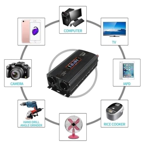 Transformateur 12V 220V 3000W pour ne plus manquer d'énergie en voiture