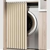 Bianco impermeabile adesivo ain per pelliccia antipolvere mensola scorrevole ain con binario ideale per scaffali aperti uso cucina larghezza 110 cm x altezza 150 cm