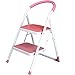 Przenośny składany 2-stopniowy stołek drabinowy kuchenny stołek antypoślizgowy lekki stołek kuchenny, pojemność 150 kg