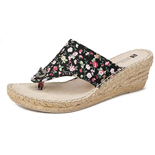 Image of WHITE MOUNTAIN Women's Beachball Espadrille Wedge Sandal