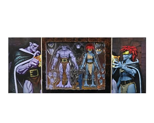 Image of NECA Collectible 2-Pack Gargoyles: Vows Ultimate 7 inch Scale Action Figures - Goliath and Demona