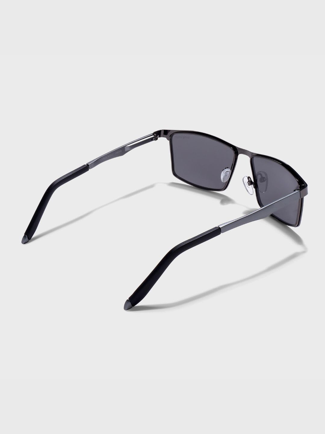RideX Edition – Gray Black Rectangle Sunglasses | UV400 Polarized | Unisex 2