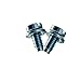 DASPARTS Fan Shroud Screws, 6x10mm, Pack of 12 Screws for VW Beetle Super Beetle Karmann GHIA Type II (Bus) Type 3 Thing