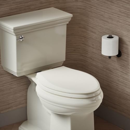 Image of KOHLER CACHET Nightlight Soft Close Toilet Seat Elongated, ReadyLatch, Grip-Tight Hardware, Biscuit