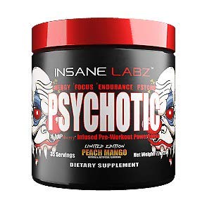 Insane Labz Psychotic – 35 Servings (208. 4g) (Peach Mango) (B082XP88LY) Amazon Price History, Amazon Price Tracker