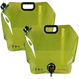 boxoon 2 Pcs Water Jug, 270 Oz / 8 L, Camping Water Bag With Spigot, Food-Safe, Portable, Reusable