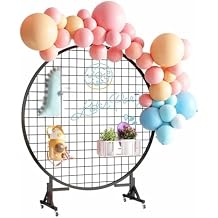 LXHELIVERY Commercial Grade Gridwall Panels Freestanding Grid Rack Display, Grid Displays Rack with Wheels, for Home Retail Trade Show Arts Craft FairBlack,100 cm