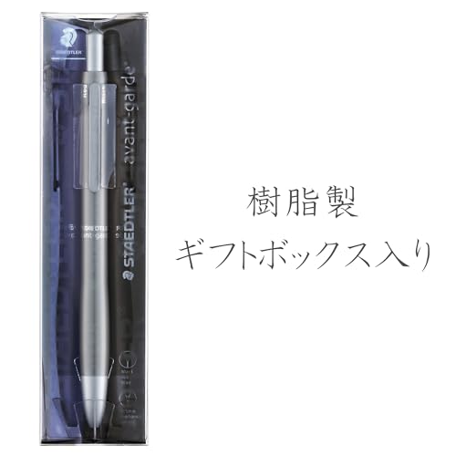 Image of Staedtler Multi Function Avant Grade Titanium Gray, Red Ink Ballpoint Pen Plus 0.5mm Mechanical Pencil (927AG-TG)