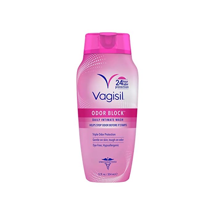 Vagisil Feminine Wash for Intimate Area Hygiene, Odor Block, Gynecologist Tested, Hypoallergenic, 12 oz, (Pack of 1)