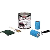 Herculiner HCL0B8 Liquid Black Truck Bed Liner 1 Gallon Brush and Roller Kit