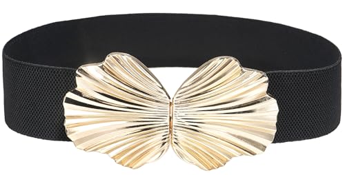 Initlove Stretchy Waist Belt for Women Wide Elastic Waistband for Dresse