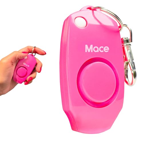 Mace Personal Safety Alarm 130dB Siren & Whistle Neon Pink