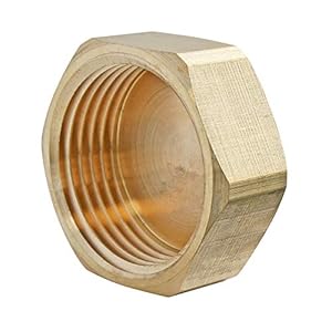 SOMATHERM FOR YOU 3540730011718 Stekker 1/2 (x2) stekker messing ruwe olie vrouwelijke 15/21-zak van 2 stuks, None