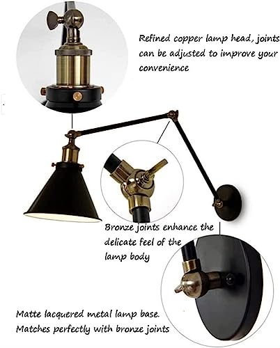Lámpara de pared pasillo de metal para iluminar zonas oscuras con estilo simple 5