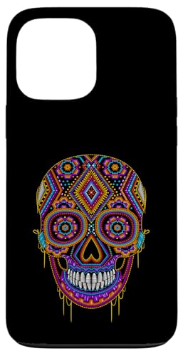 Dia de Los Muertos Floral Sugar Skull Mexico Day of The Dead �X�}�z�P�[�X iPhone 13 Pro Max �p
