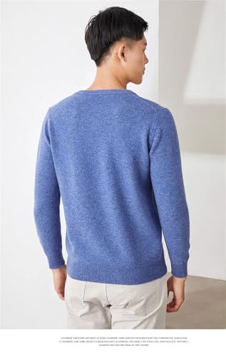 Men Soft V-Neck Casual Sweater Classic Long Sleeves Pullover Slim Fit Pullover Men's Casual Dress Sweater3