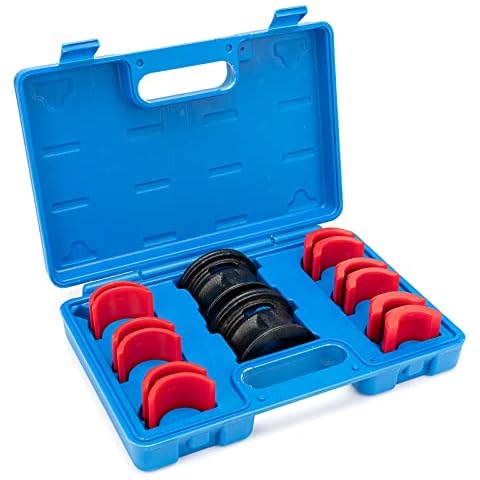 MiKaFex 14PC Motorcycle Bike Fork Seal Driver Tool Kit for 35mm 36mm 40mm 41mm 42mm 43mm 45mm 46mm 47mm 48mm 49mm 50mm Cover