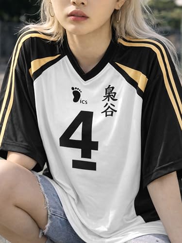 ComicSense Anime Oversized Jersey Tee Fukurodani #4 - Image 3