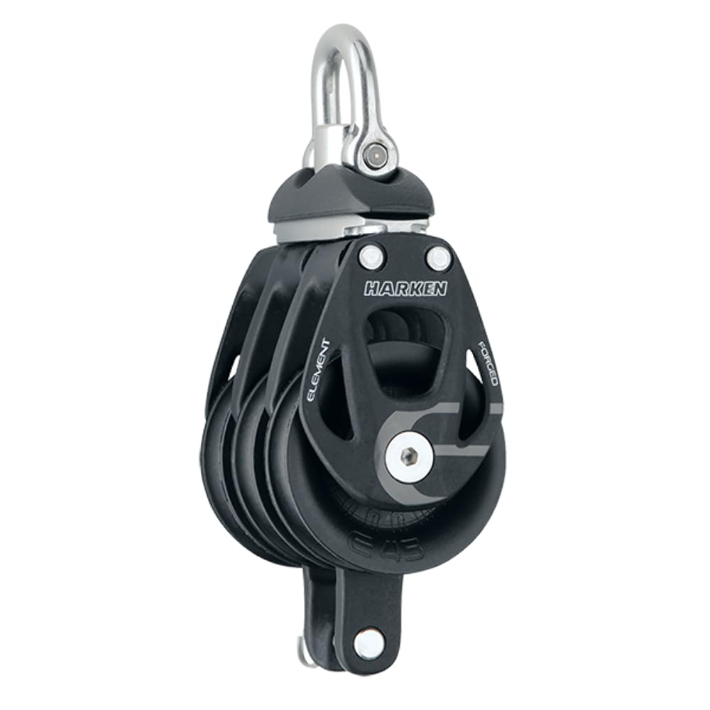 Harken 45mm Triple Element Block w/Swivel & Becket