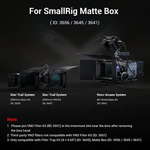 SMALLRIG VND Filter Kit, Featuring 8 Stops - Image 2