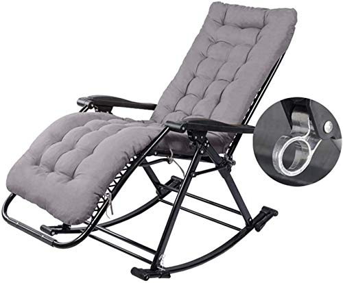 Produtos para o lar Cadeiras de balanço ao ar livre Cadeira reclinável dobrável Jardim Sunbed Lazer