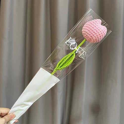 Flor de Crochet Tejida a Mano para Decoración miniatura 7