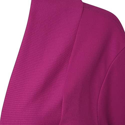 Image of Loxdonz Girl's Short Sleeve Shrug Childrens Kids Cotton Cardigan Bolero Shrug Jacket