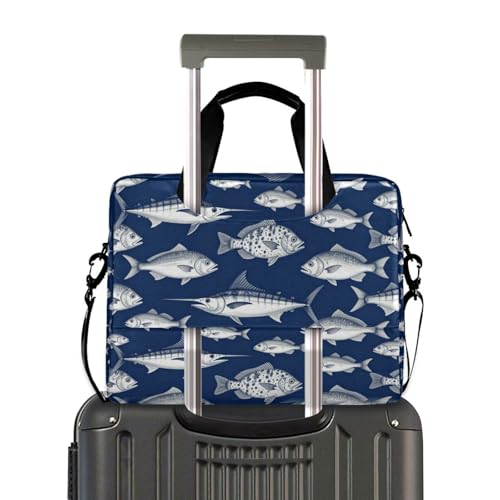 Bolso Maletín Portátil para Laptop 15.6" Azul miniatura 4