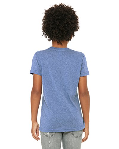 Bella + Canvas Youth Triblend Short-Sleeve T-Shirt L BLUE TRIBLEND4