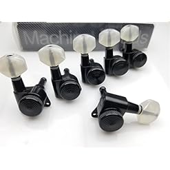 FLFL Chevilles Cordes Guitare 6R Black Guitar Verrouchon Tuners Guitare Électrique Têtes De Machine Tuners Lock Tuning… - Les Beatles, Paul McCartney, John Lennon, RIngo Starr, George Harrison FLFL Chevilles Cordes Guitare 6R Black Guitar Verrouchon Tuners Guitare Électrique Têtes De Machine Tuners Lock Tuning… – Image 2