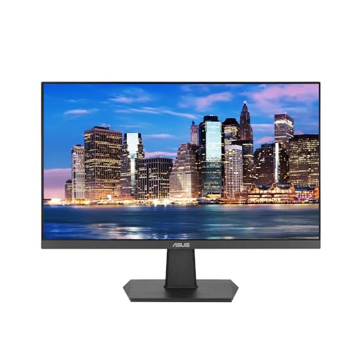 Image of ASUS VA24EHF 24-inch 1080p FHD LCD Monitor, 2-Pack HDMI, Eye Care, Low Blue Light, 100Hz 1ms Desk Mount Dual Monitor Stand, MK270 Wireless Keyboard & Mouse, Gel Mouse & Wrist Pad