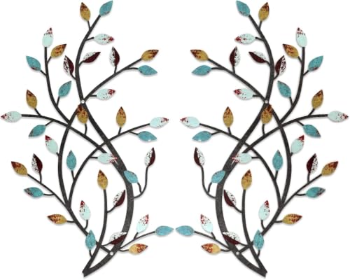 Meltset Metal Olive Leaf Wall Sculpture