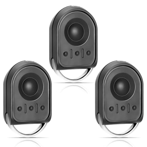 3pcs Remplacement Télécommande S0mfy RTS de 433,42 MHz, Compatible avec Motorisation Portail et Porte de Garage, Télécommande S0mfy 4 Canaux pour KEYGO...