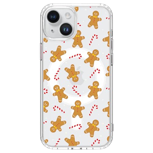 Coque iPhone 16 Pro antichoc MagSafe transparente de Noël pour éviter les rayures
