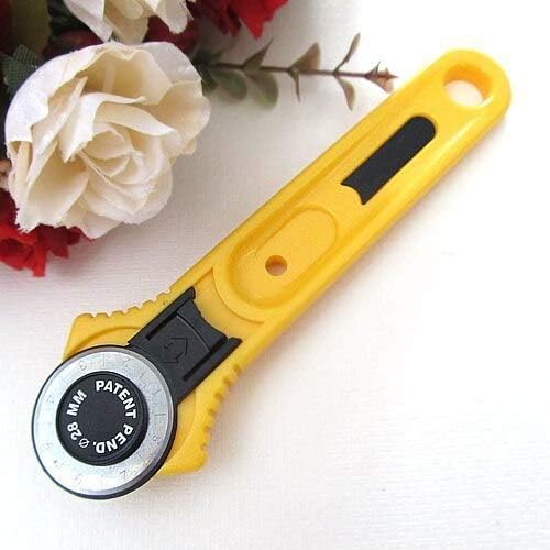 2016 Yellow Adult Roller Cutter Blade Circle Cloth Round 28mm - Cutting -