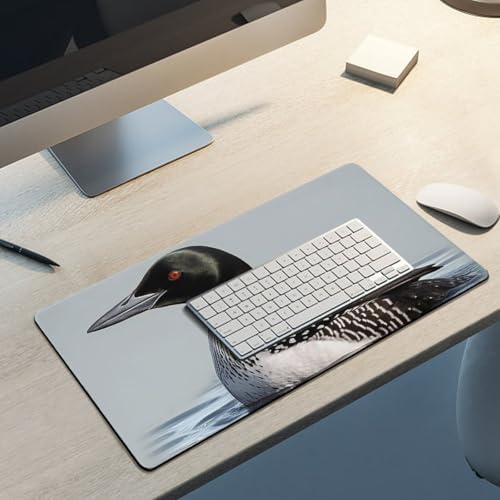 Loon Nature Bird Desk Pad grande con base antideslizante miniatura 5