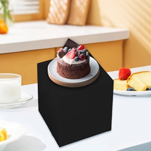 Buffet riser noir en acrylique Sharplace cube présentoir gigogne 20cm - 3
