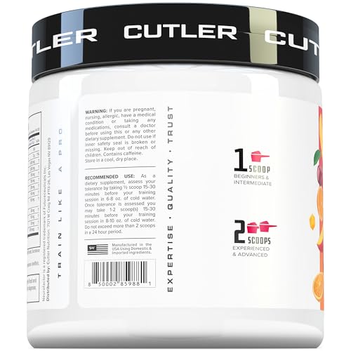 Image of Prevail Pre Workout Powder with Nootropics Pre-Workout Drink for Men and Women Lazer Focus and Energy Stim Pre Workout with L-Citrulline Alpha GPC and L Tyrosine , 40 Scoops (Tropical Punch)
