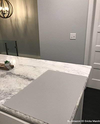 Ephome 2Pack Extra Large Multipurpose Silicone Nonstick Pastry Mat, Heat Resistant Nonskid Counter Mat, Table Mat, 23.6''X15.75'' (Gray) #TOP5