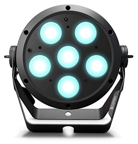 Cameo ROOT PAR 6-6 x 12 W RGBAW + UV PAR Scheinwerfer, OLED Display, schwarz
