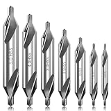 Ampie applicazioni: trapano bit set tornio accessori per legno, metallo, ferro, ghisa, acciaio, acciaio inossidabile, rame, alluminio e altri processi possono essere utilizzati e consente una foratura centrale precisa nei metalli