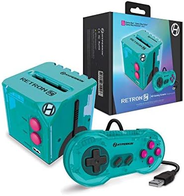Hyperkin RetroN Sq: HD Gaming Console for Game Boy/Color/ Game Boy Advance (Hyper Beach) - Game Boy Advance