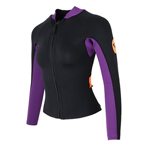 Combinaison plongée femme manches longues respirante protection UV