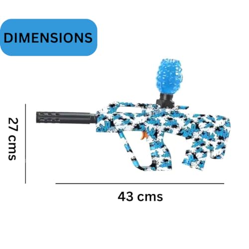 Image of Vikrida Small Balls Blaster Gun & Foam Blaster Gun for Adults with 1000 Small Balls | Range Up to 65 ft | Rechargeable Battery